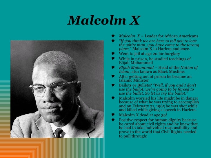 achievements made by malcolm x